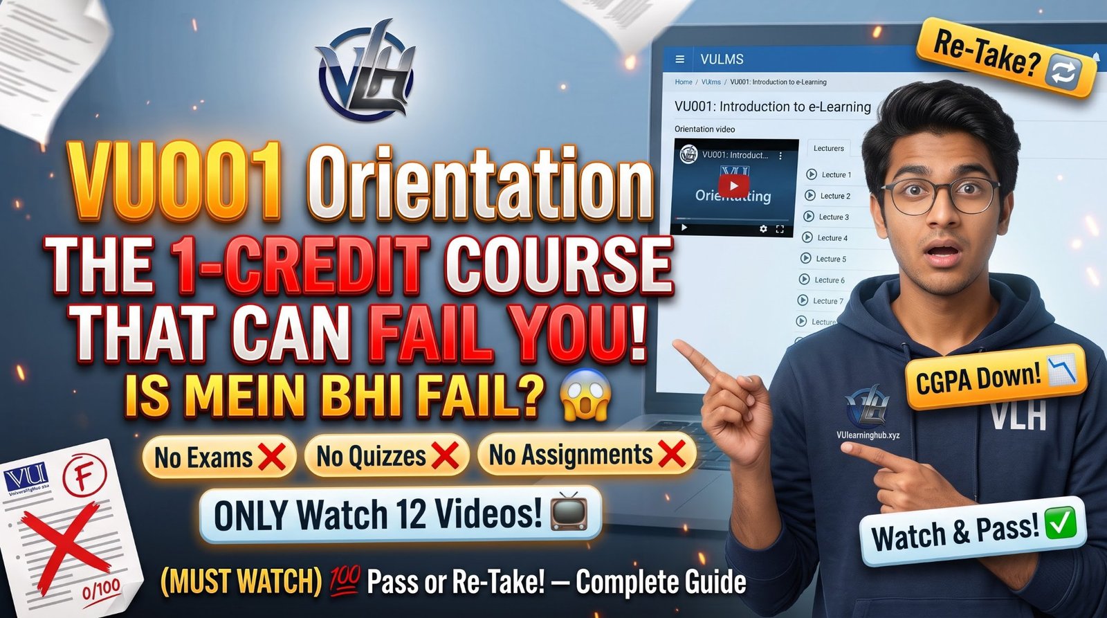 VU001: The 1-Credit Course That Can Fail You — Complete Guide to VU's Mandatory Orientation Course